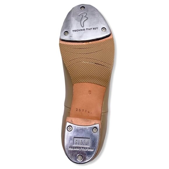 Bloch Jazz Tap Leather Shoes Lace Up Oxford S0301L Dance 4 6 Performance Stage - Picture 6 of 8